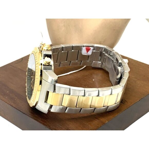 Versace Men's Watch VE2E00421 Swiss Quartz Chronograph Green Dial Two Tone Steel - Picture 10 of 15